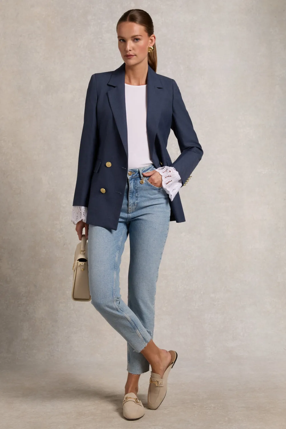 Holland Cooper Double Breasted Blazer<Women Blazers|Tailoring