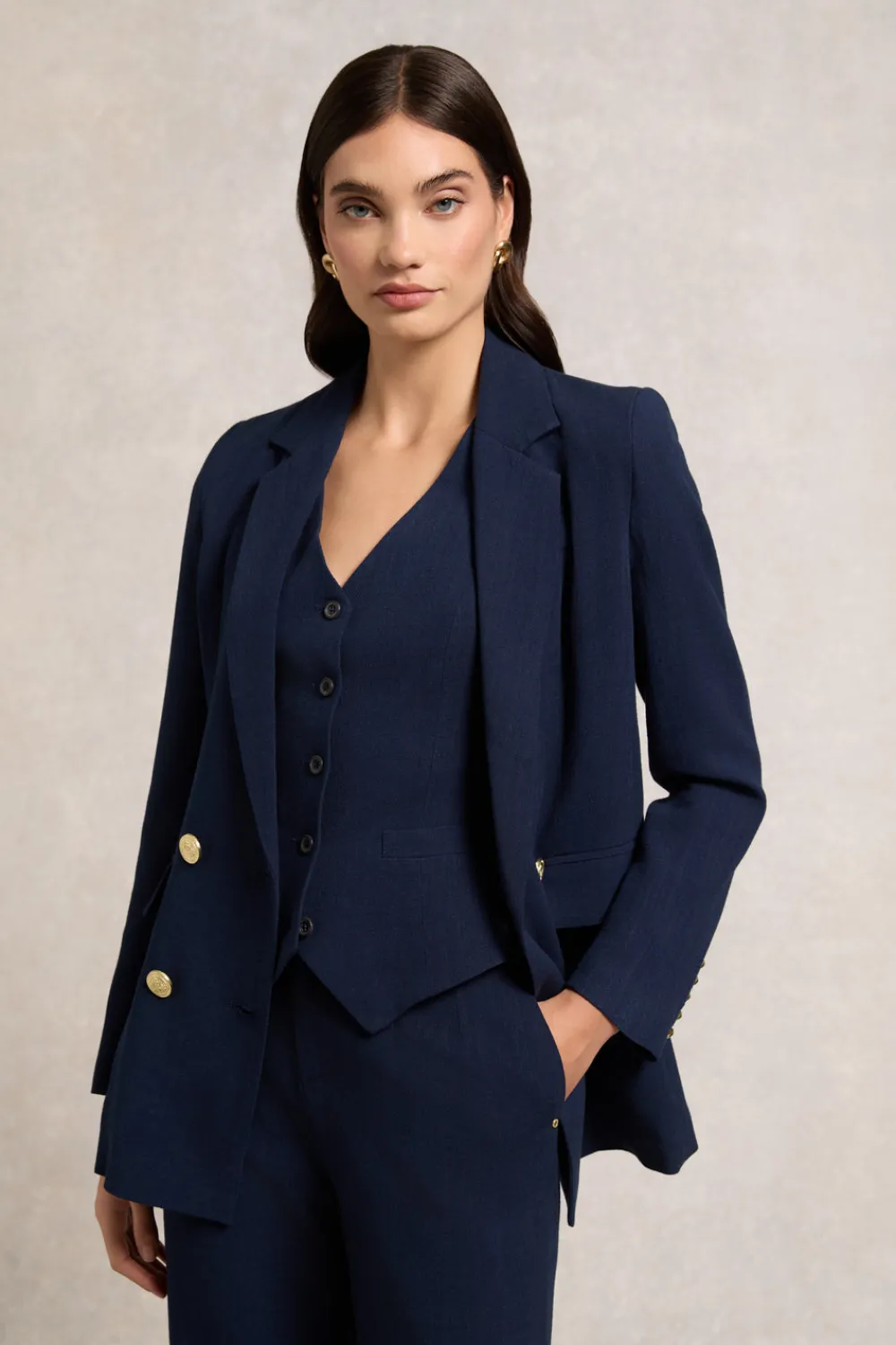 Holland Cooper Double Breasted Blazer<Women Blazers|Tailoring