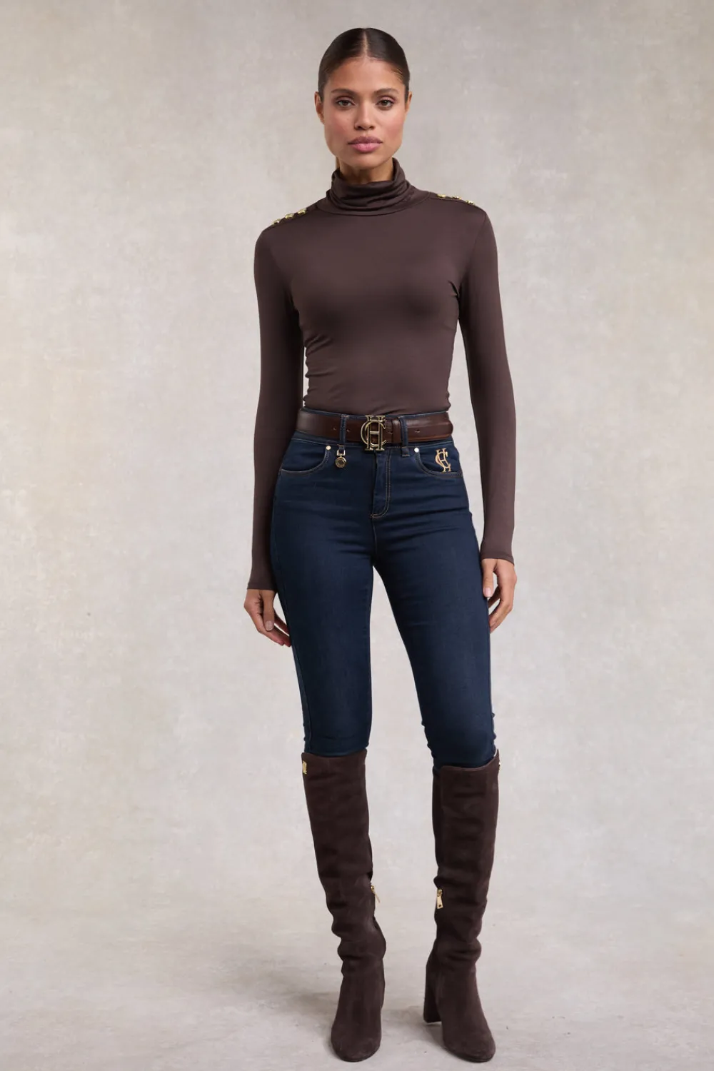 Holland Cooper Essential Roll Neck<Women Tops