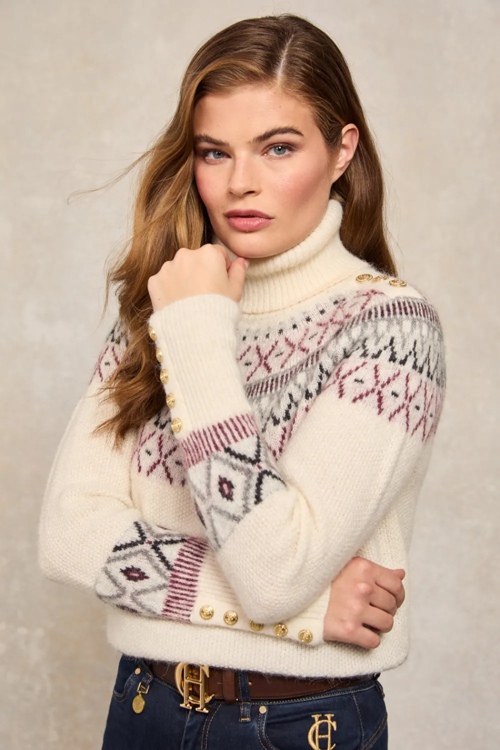 Holland Cooper Fairisle Knit<Women Knitwear