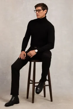 Holland Cooper Fine Roll Neck Knit< Knitwear