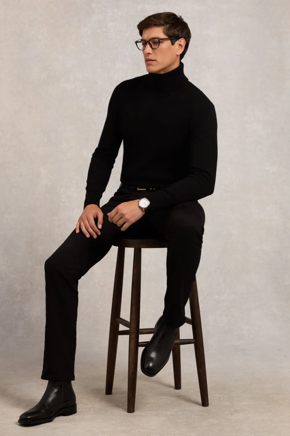 Holland Cooper Fine Roll Neck Knit< Knitwear