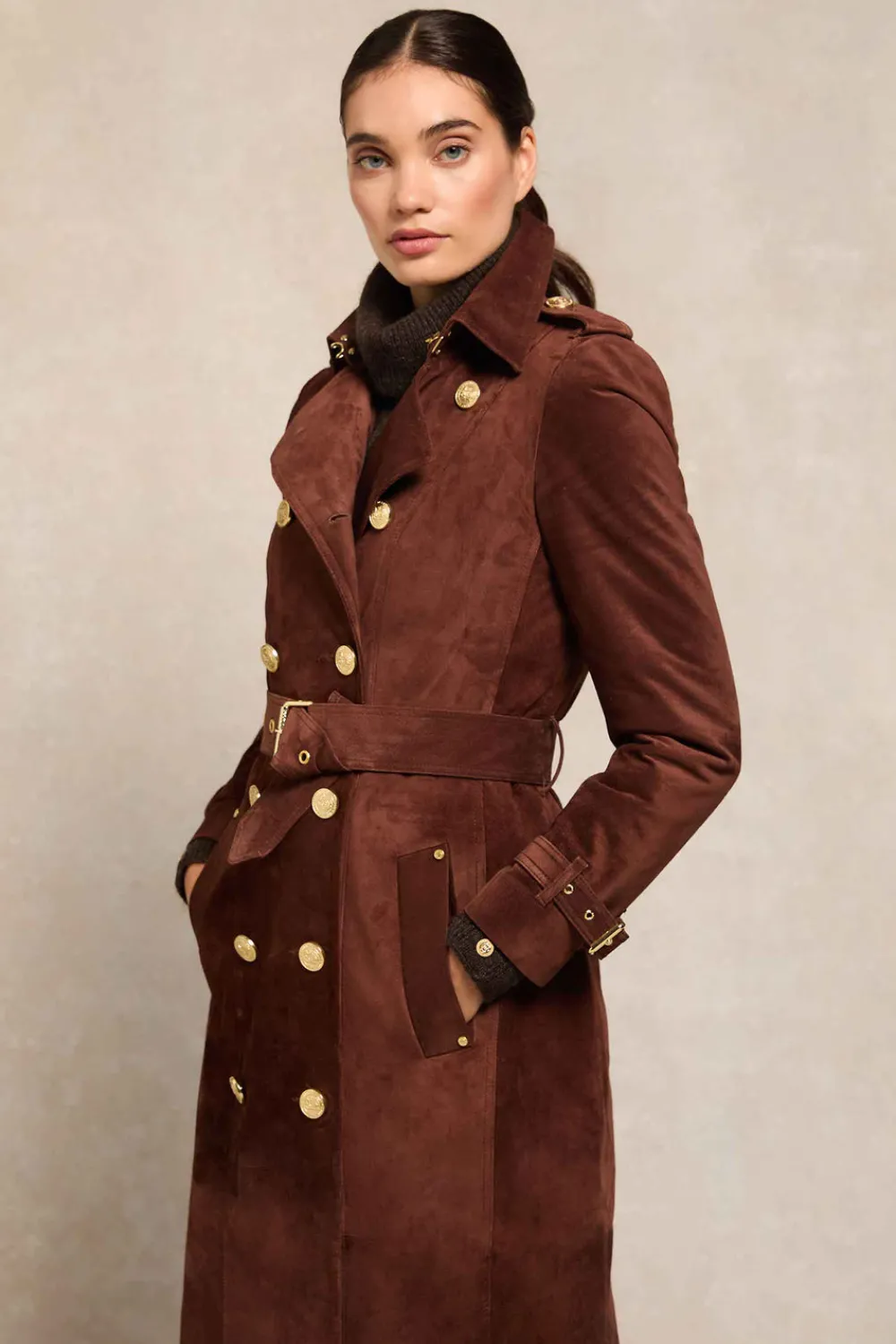 Holland Cooper Full Length Marlborough Trench Coat<Women Coats|Trench Coats
