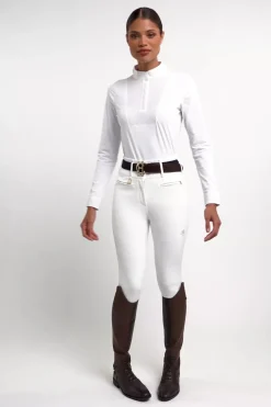 Holland Cooper Gatcombe Long Sleeve Show Shirt< Base Layers