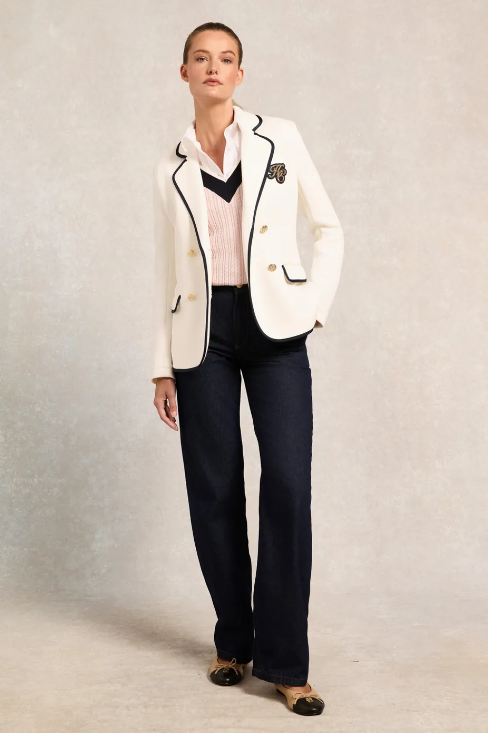 Holland Cooper Henley Double Breasted Blazer<Women Blazers