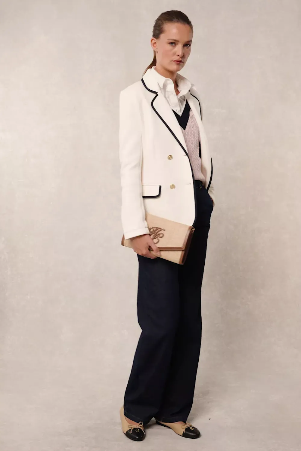 Holland Cooper Henley Double Breasted Blazer<Women Blazers