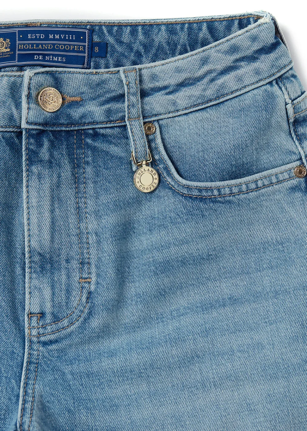 Holland Cooper High Rise Denim Short<Women Shorts