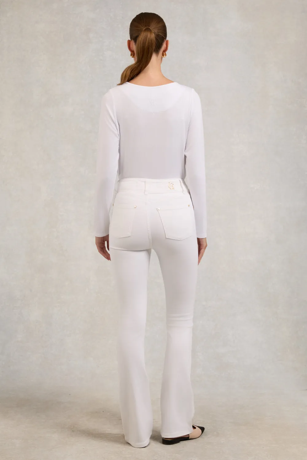 Holland Cooper High Rise Flared Jean<Women Jeans