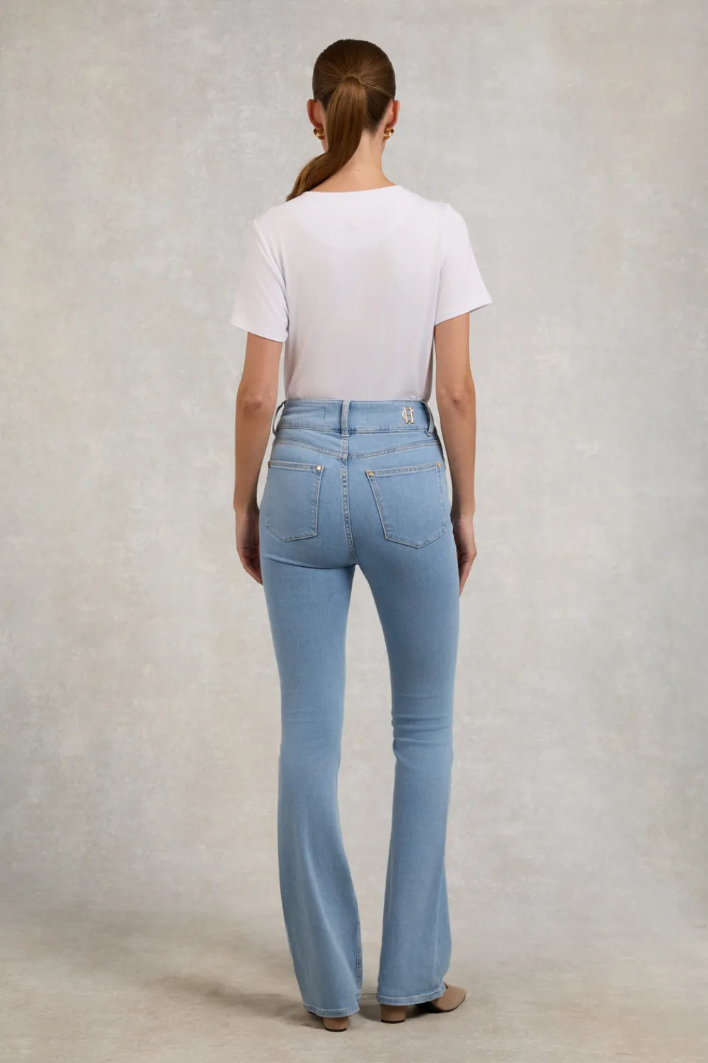 Holland Cooper High Rise Flared Jean<Women Jeans