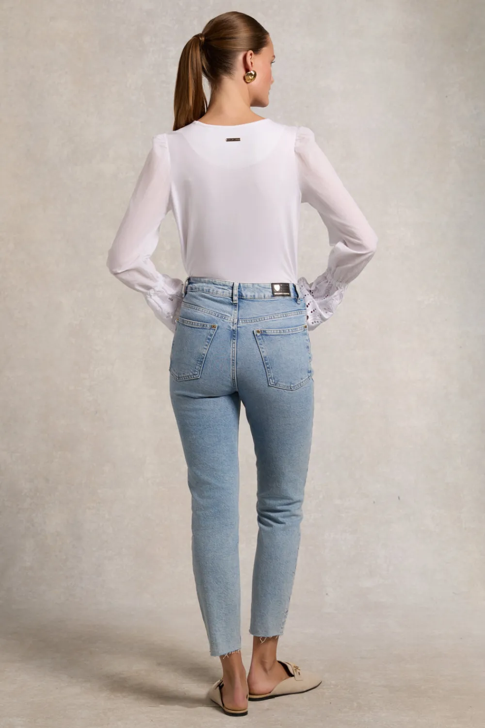 Holland Cooper High Rise Slim Jean<Women Jeans