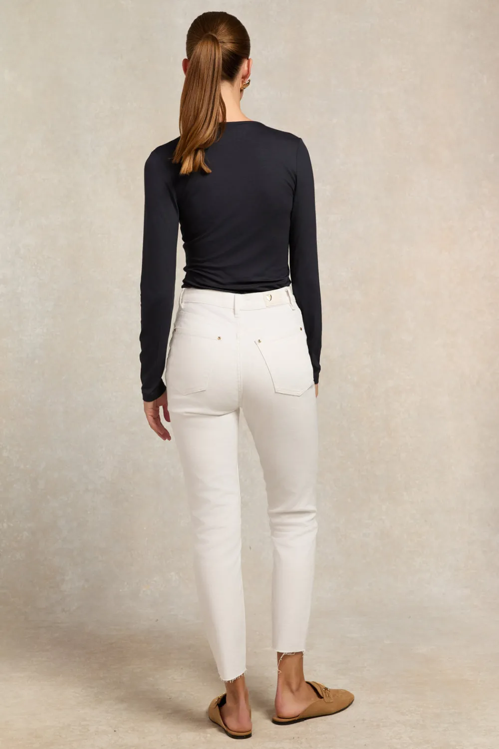 Holland Cooper High Rise Slim Jean<Women Jeans