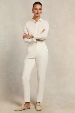 Holland Cooper High Waisted Peg Trouser<Women Trousers|Tailoring