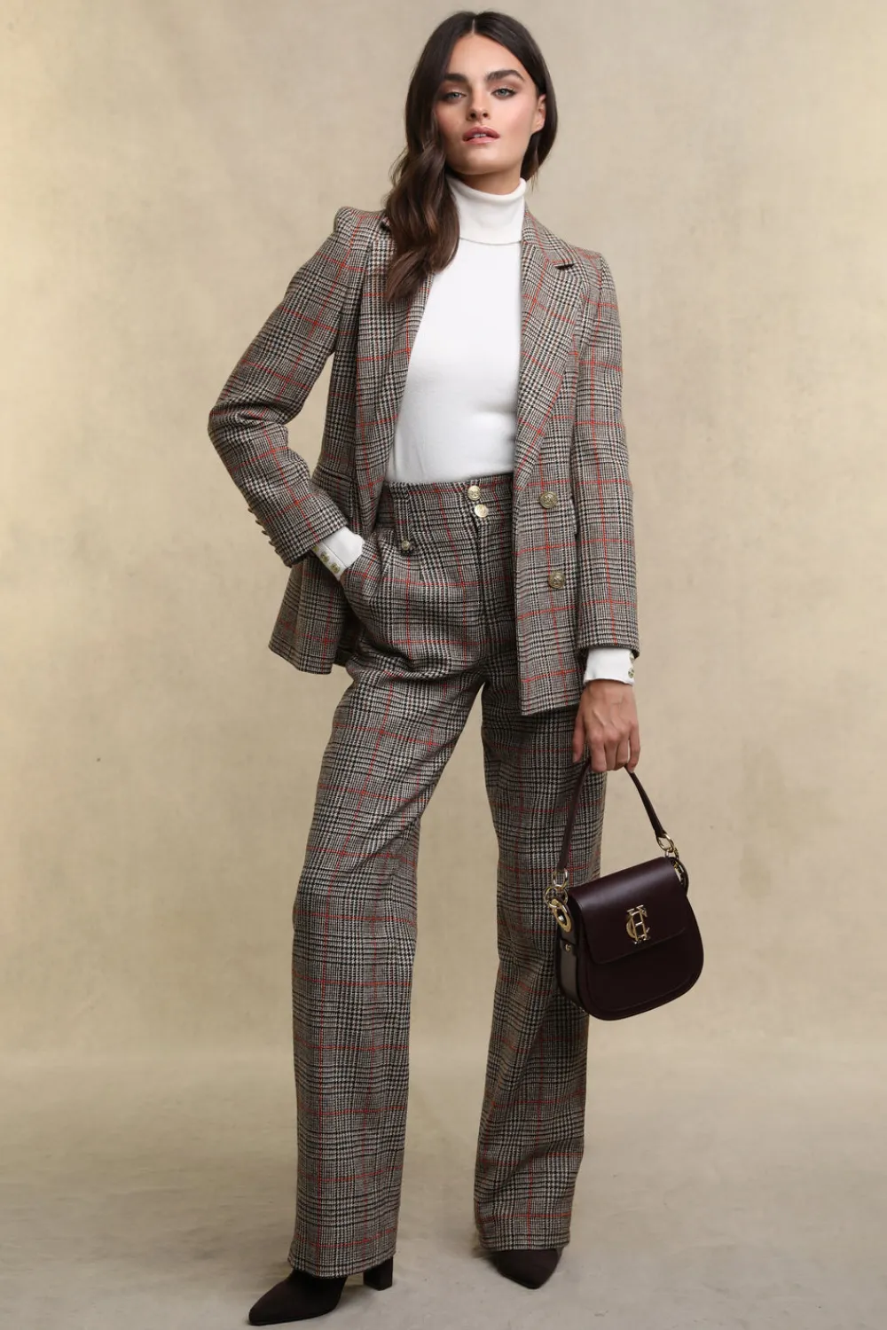 Holland Cooper High Waisted Straight Trouser<Women Trousers|Tailoring