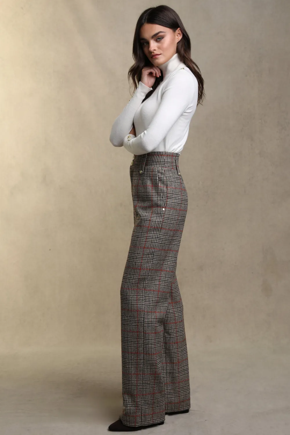 Holland Cooper High Waisted Straight Trouser<Women Trousers|Tailoring
