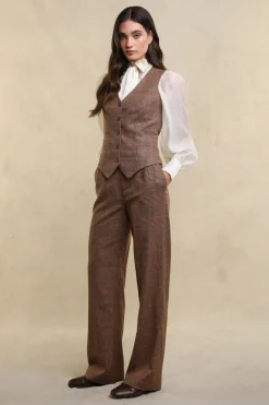 Holland Cooper High Waisted Straight Trouser<Women Trousers|Tailoring