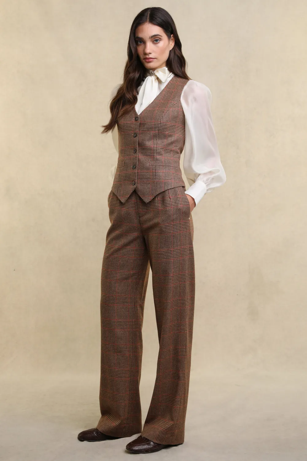 Holland Cooper High Waisted Straight Trouser<Women Trousers|Tailoring
