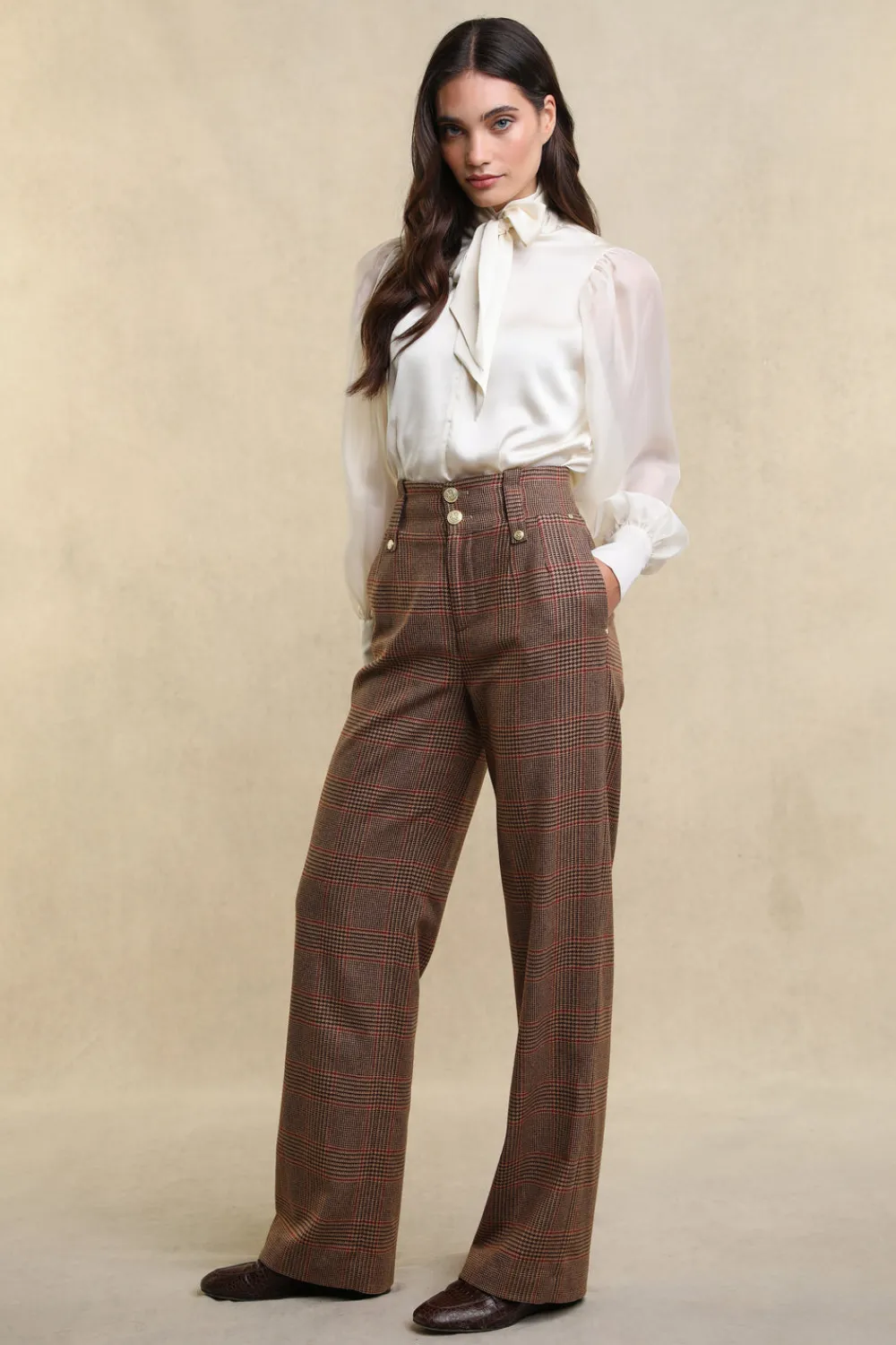 Holland Cooper High Waisted Straight Trouser<Women Trousers|Tailoring