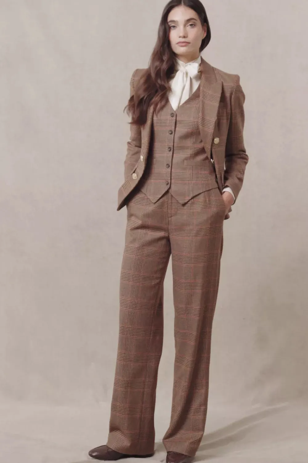 Holland Cooper High Waisted Straight Trouser<Women Trousers|Tailoring