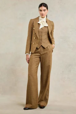 Holland Cooper High Waisted Straight Trouser<Women Trousers|Tailoring