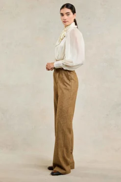 Holland Cooper High Waisted Straight Trouser<Women Trousers|Tailoring