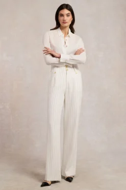 Holland Cooper High Waisted Straight Trouser<Women Trousers|Tailoring