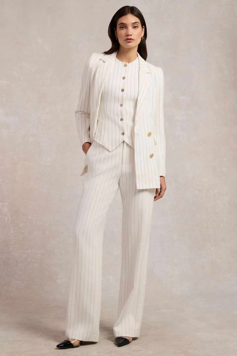 Holland Cooper High Waisted Straight Trouser<Women Trousers|Tailoring