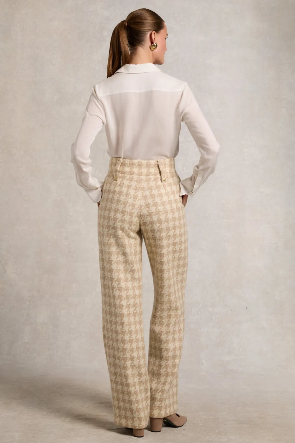 Holland Cooper High Waisted Straight Trouser<Women Trousers|Tailoring