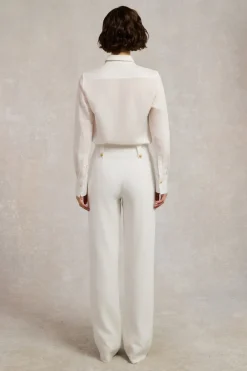 Holland Cooper High Waisted Straight Trouser<Women Trousers|Tailoring