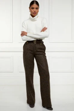 Holland Cooper High Waisted Straight Trouser<Women Trousers|Tailoring