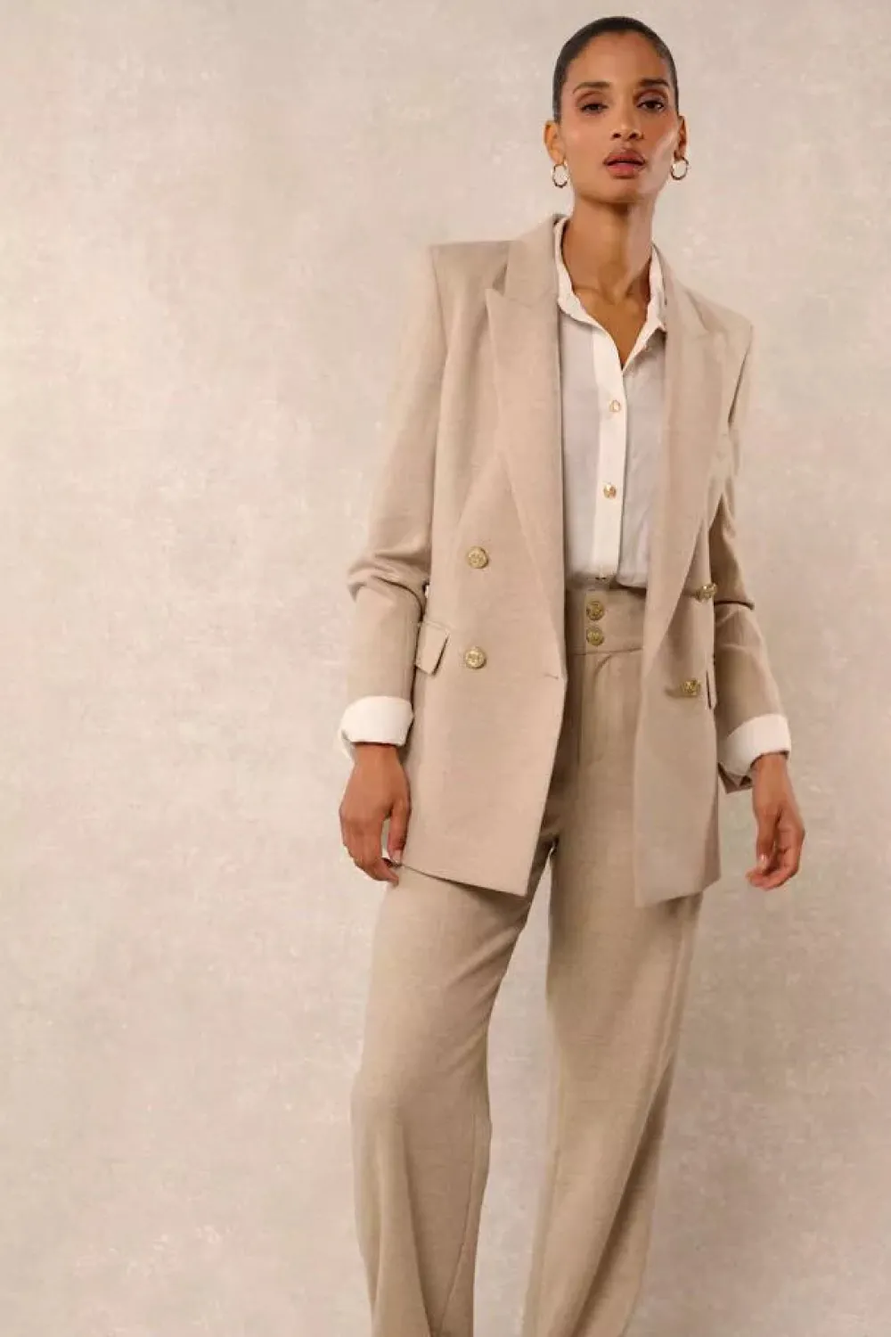 Holland Cooper High Waisted Straight Trouser<Women Trousers|Tailoring