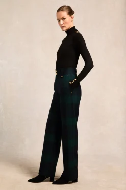Holland Cooper High Waisted Straight Trouser<Women Tailoring|Trousers