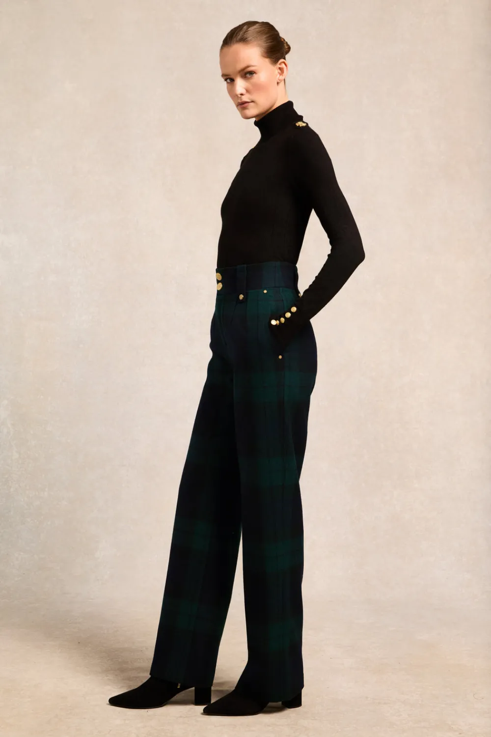 Holland Cooper High Waisted Straight Trouser<Women Tailoring|Trousers