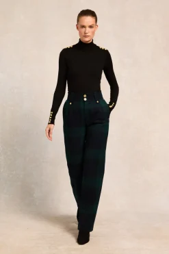 Holland Cooper High Waisted Straight Trouser<Women Tailoring|Trousers