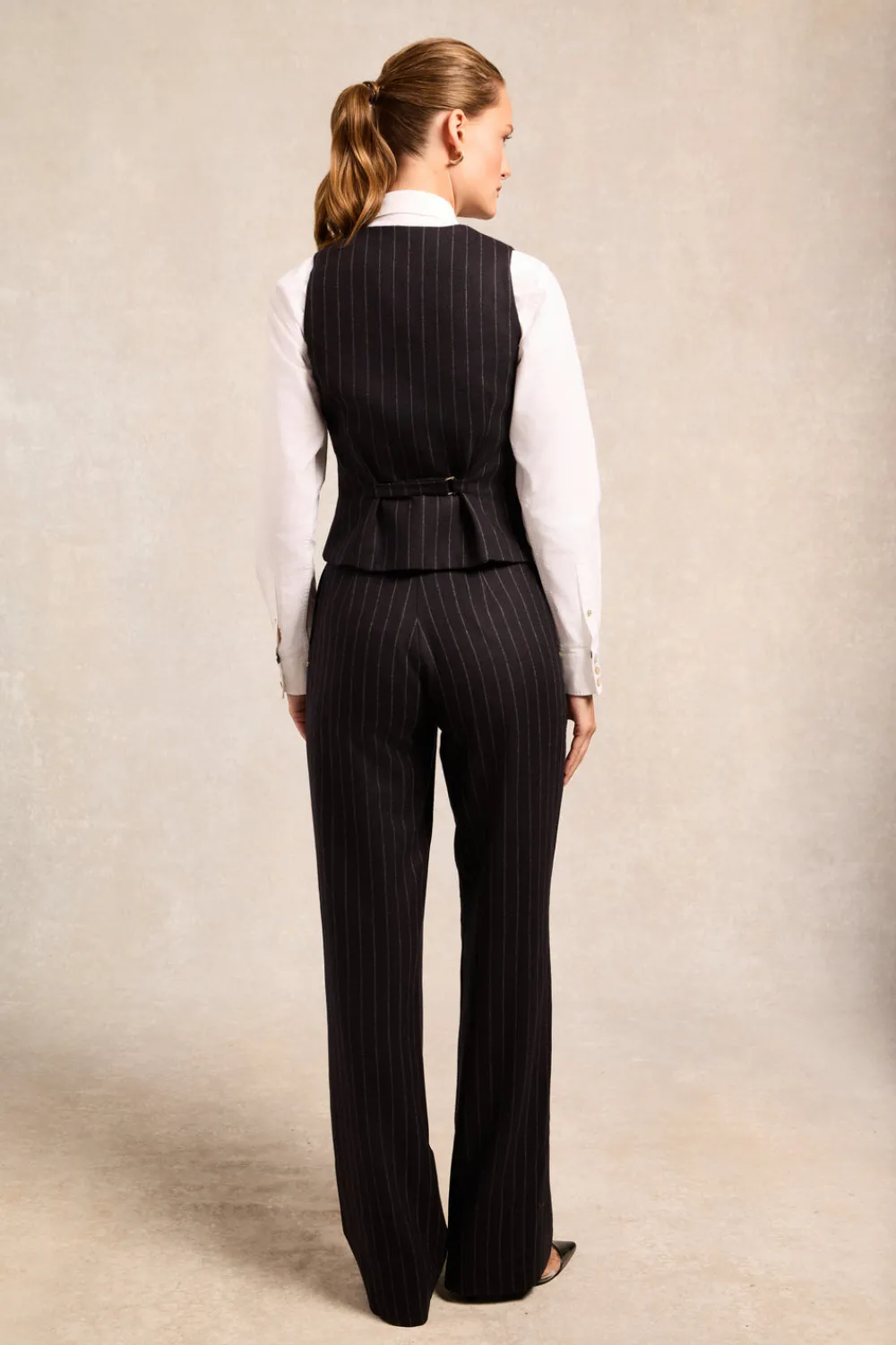 Holland Cooper High Waisted Straight Trouser<Women Trousers|Tailoring