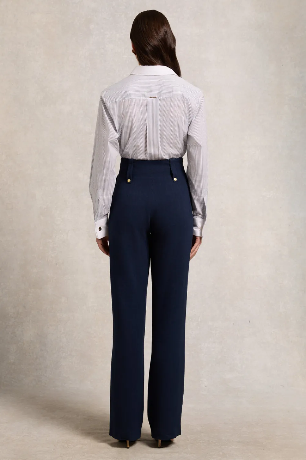 Holland Cooper High Waisted Straight Trouser<Women Trousers|Tailoring