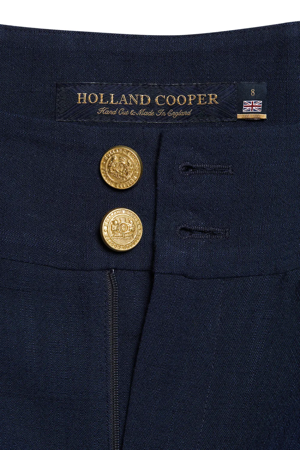 Holland Cooper High Waisted Straight Trouser<Women Trousers|Tailoring