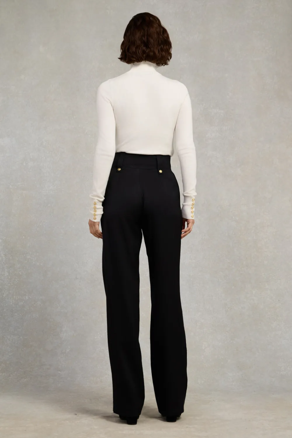 Holland Cooper High Waisted Straight Trouser<Women Trousers|Tailoring