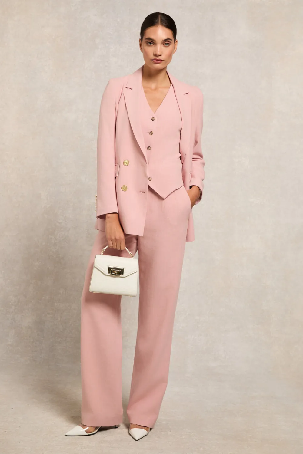 Holland Cooper High Waisted Straight Trouser<Women Trousers