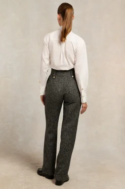 Holland Cooper High Waisted Wide Leg Trouser<Women Trousers|Tailoring