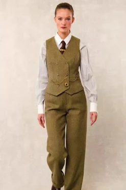 Holland Cooper High Waisted Wide Leg Trouser<Women Trousers|Tailoring