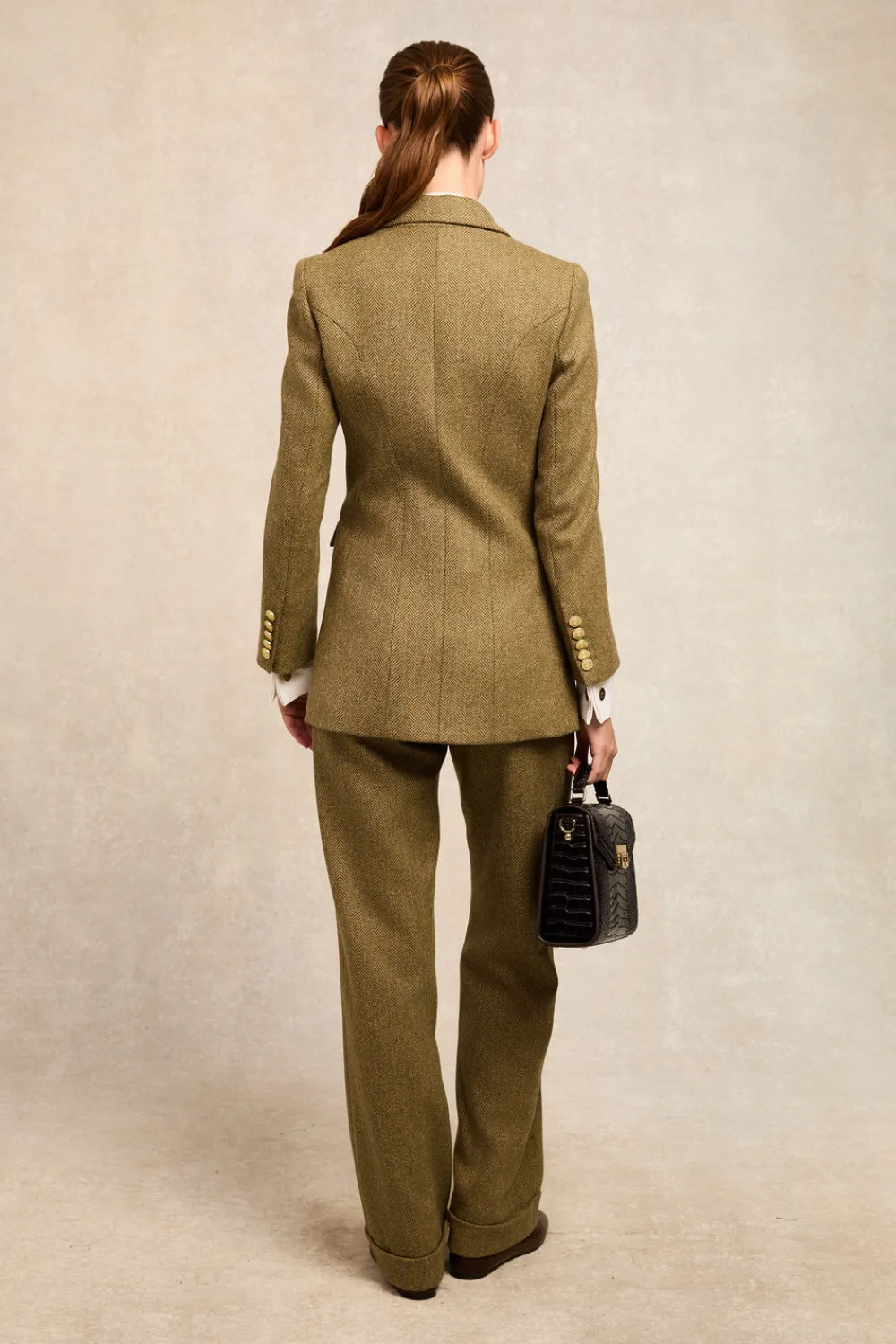 Holland Cooper High Waisted Wide Leg Trouser<Women Trousers|Tailoring