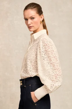 Holland Cooper Iona Lace Shirt<Women Shirts & Blouses