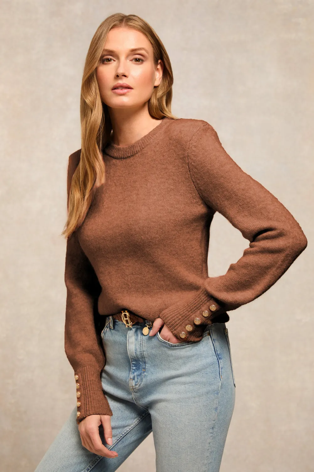 Holland Cooper Isla Crew Neck Knit<Women Knitwear