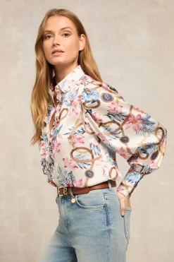 Holland Cooper Isla Ruffle Shirt<Women Shirts & Blouses