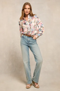 Holland Cooper Isla Ruffle Shirt<Women Shirts & Blouses