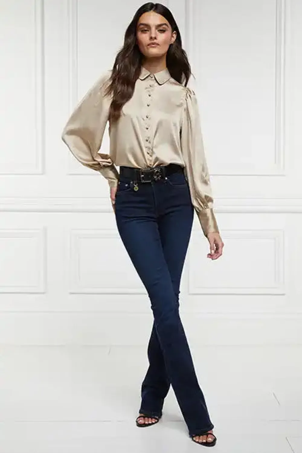 Holland Cooper Isla Satin Shirt<Women Shirts & Blouses