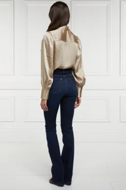 Holland Cooper Isla Satin Shirt<Women Shirts & Blouses