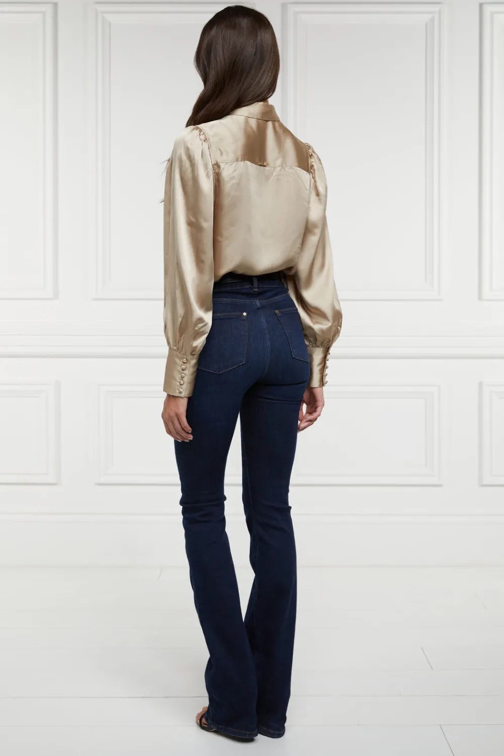 Holland Cooper Isla Satin Shirt<Women Shirts & Blouses