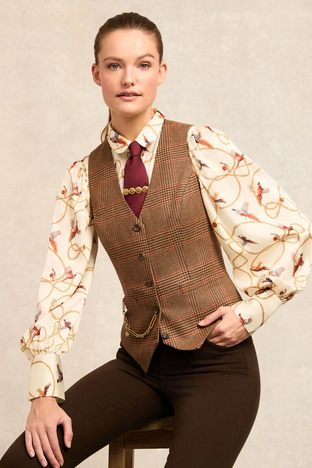 Holland Cooper Isla Satin Shirt<Women Shirts & Blouses