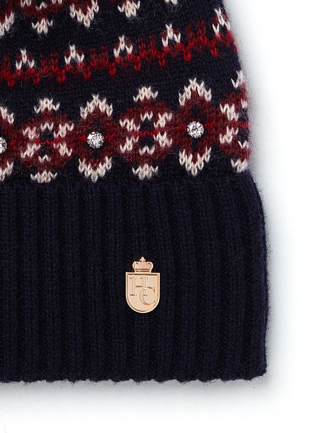 Holland Cooper Jennifer Fairisle Bobble Hat<Women Headwear|Hats & Headbands